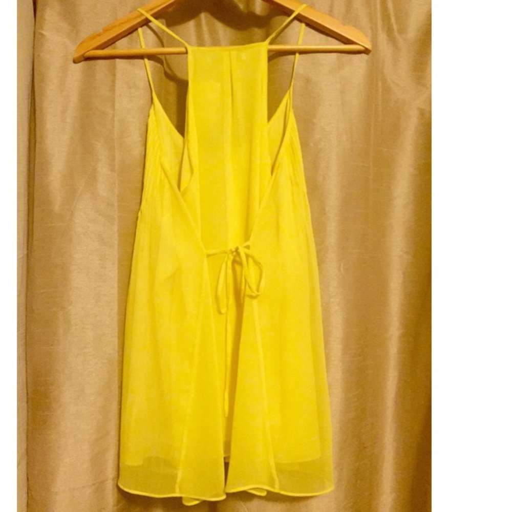 Rebecca Minkoff Yellow tank, size Small, Brand new - Picture 4 of 5